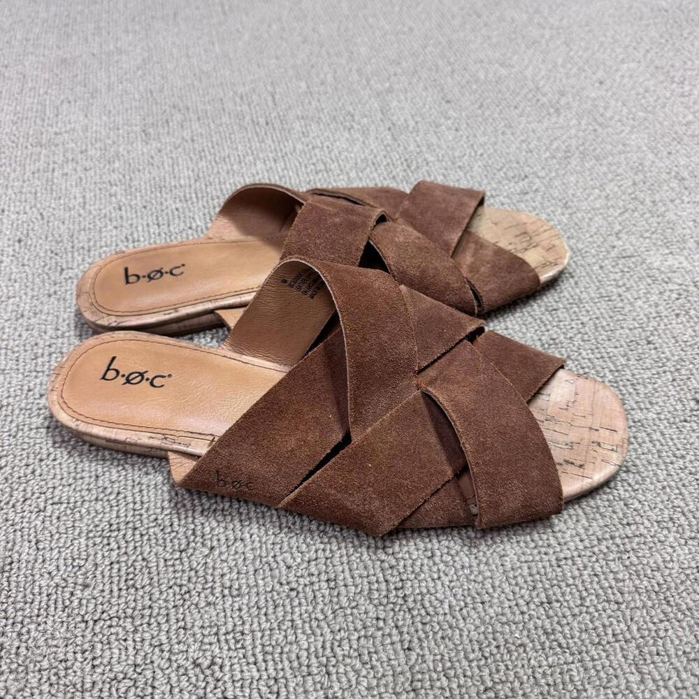 B.O.C Sandals Brown Leather Women's Size 9M